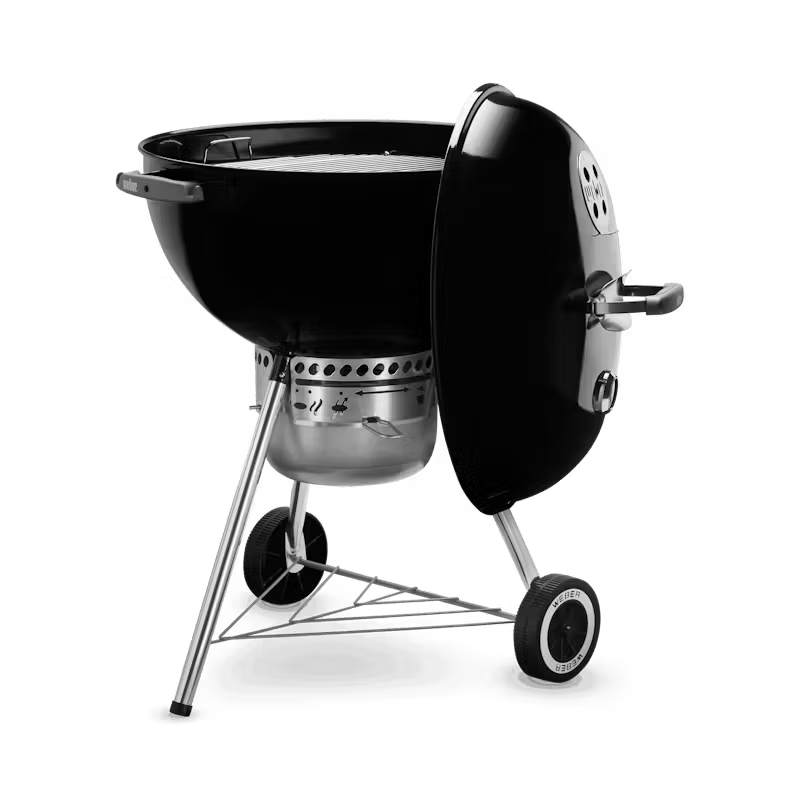 Weber Original Kettle 14401001 8-Piece Premium Charcoal Grill, Black