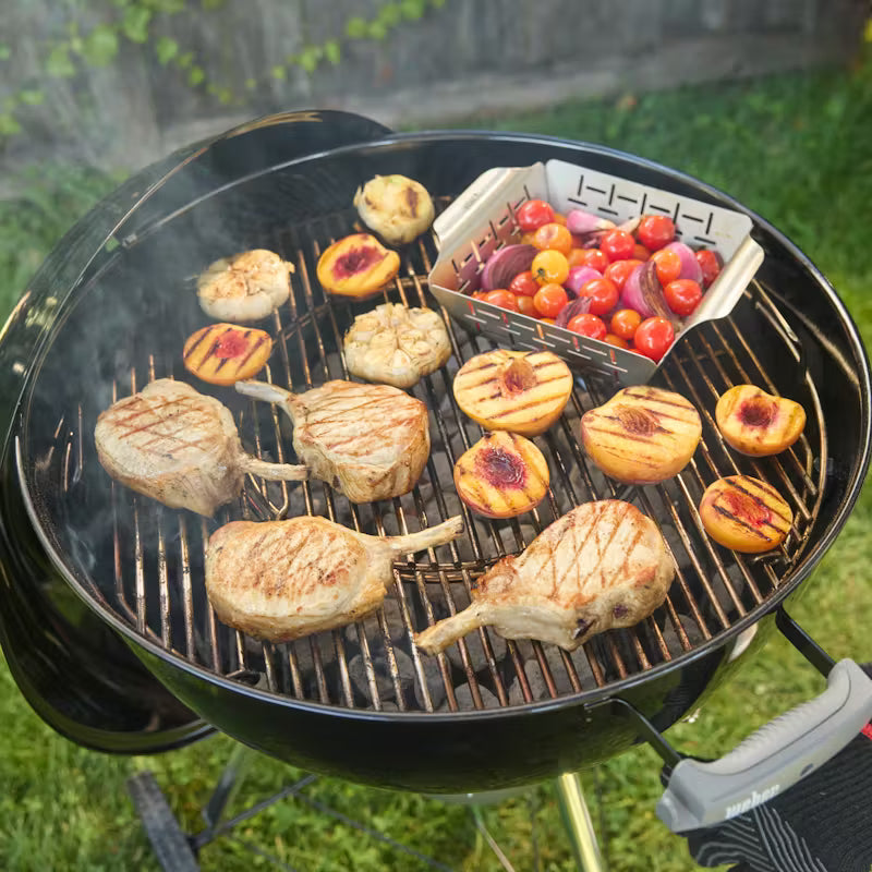 Weber Original Kettle 14401001 8-Piece Premium Charcoal Grill, Black