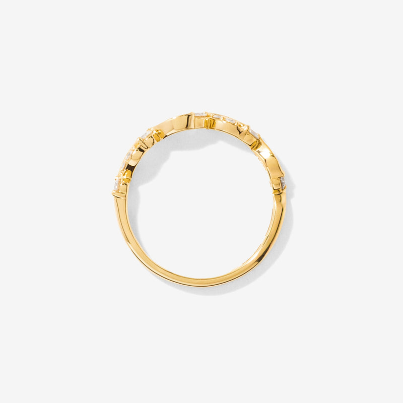 Diamond Wedding Band in 10K Yellow Gold (0.25 ct tw)