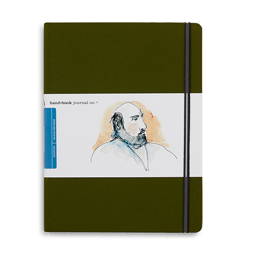 Travelogue Journal 8.25 x 11 in. Portrait - Green