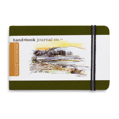 Travelogue Journal – Pocket Landscape 3.5 x 5.5 in. – Landscape Green