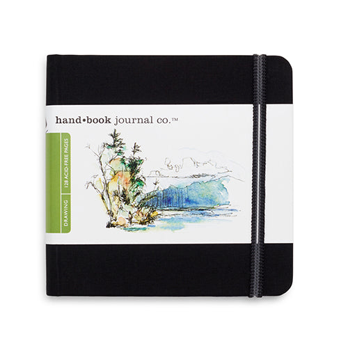 Travelogue Journal – Square 5.5 x 5.5 in. – Black