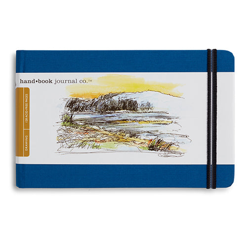 Travelogue Journal – Large Landscape 5.5 x 8.25 in. – Blue