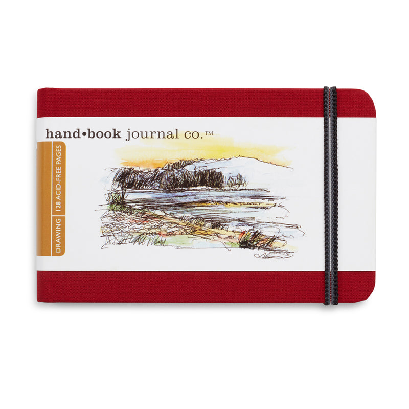Travelogue Journal – Pocket Landscape 3.5 x 5.5 in. – Red