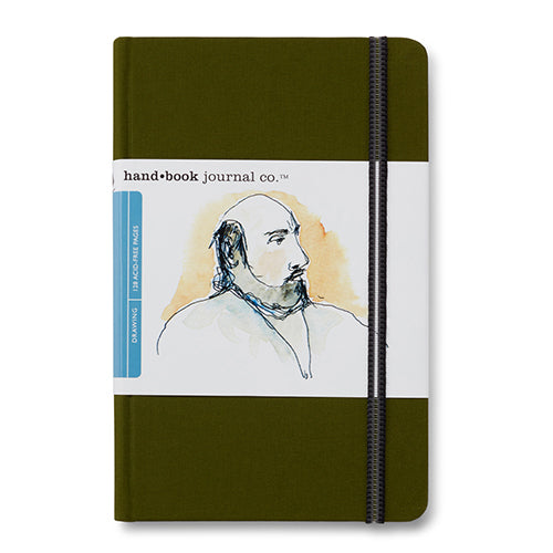 Travelogue Journal – Large Portrait 5.5 x 8.25 in. – Green