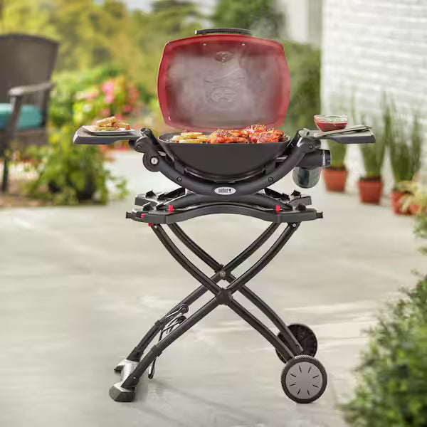Weber 51080001 Q 1200 Gas Grill, 8500 Btu/hr BTU, Liquid Propane, 1 -Burner, 189 sq-in Primary Cooking Surface