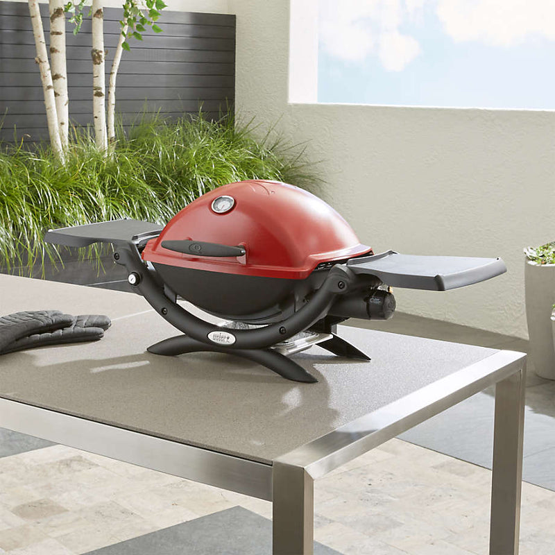 Weber 51080001 Q 1200 Gas Grill, 8500 Btu/hr BTU, Liquid Propane, 1 -Burner, 189 sq-in Primary Cooking Surface